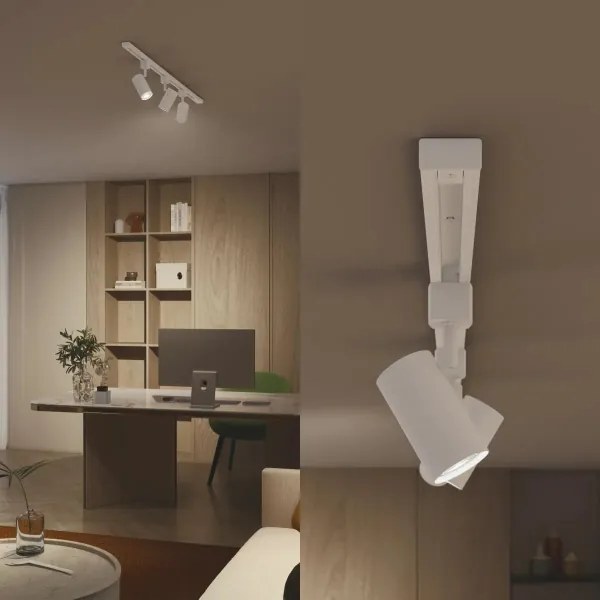 Philips - Spot LED dimabil pe șină, sistem EASYLINK HUE 3xGU10/4,7W/230V + Hue Bridge