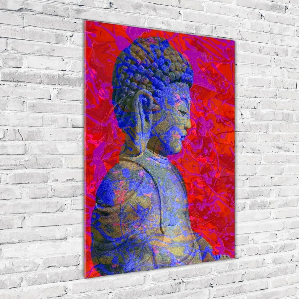 Tablou Printat Pe Sticlă Abstracție buddha