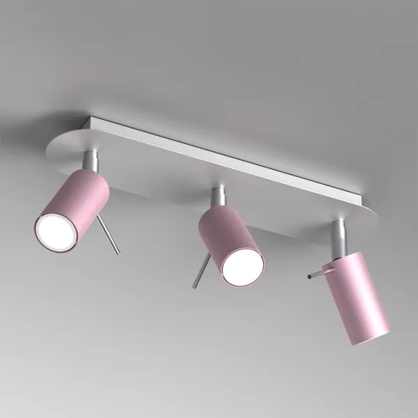 Spot PRESTON 3xGU10/40W/230V roz