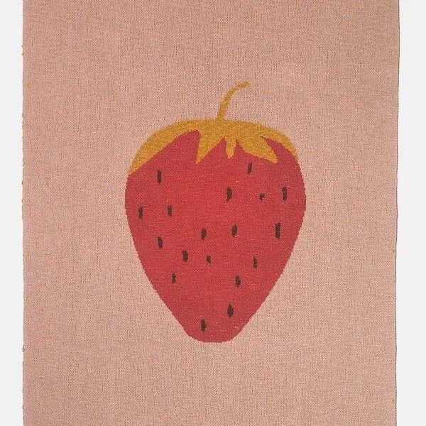 Patura Strawberry - Bumbac Rosu L(100 cm) W(80 cm)