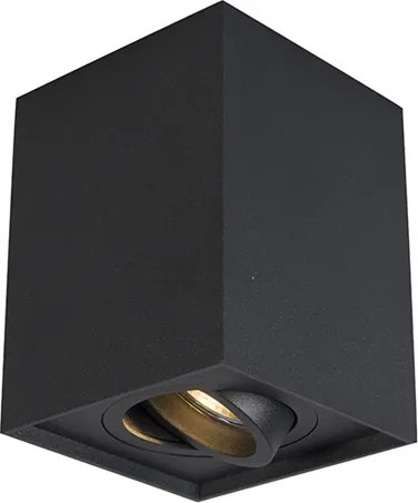 Spot inteligent negru reglabil, inclusiv WiFi GU10 - Quadro Up