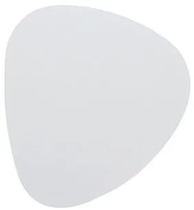 Aplica de perete cu lumina ambientala design modern Lidia alb 27cm