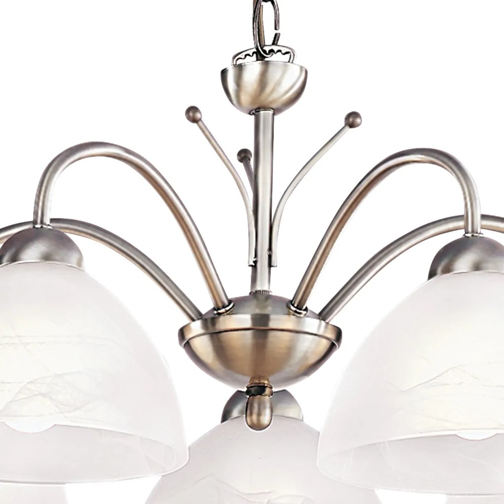 Lustra suspendata stil clasic Milanese 5L alama antic 1135-5AB SRT