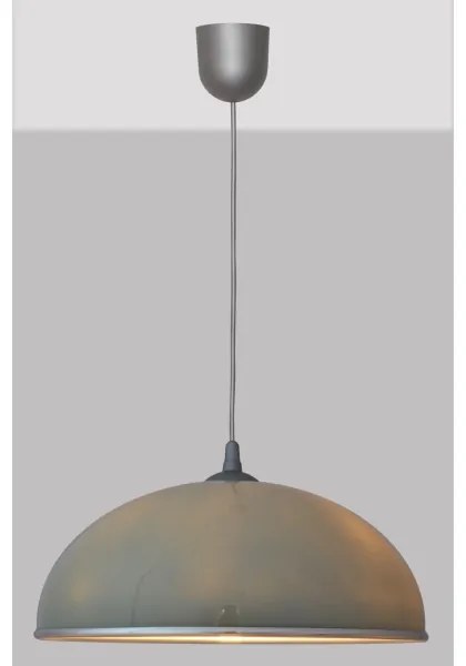 Lustră pe lanț CIRCLE 1xE27/15W/230V gri