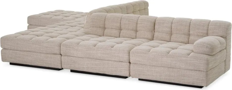 Canapea, Modul centru design elegant LUX Dean middle Skyward sand
