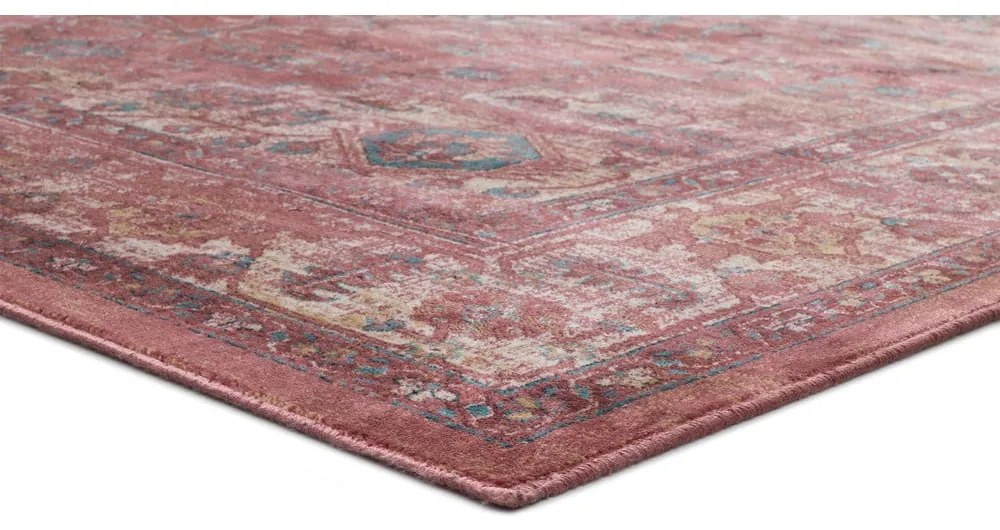 Covor din viscoză Universal Vintage Retro, 120 x 170 cm, roșu
