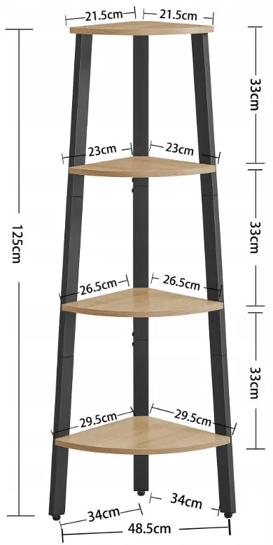 Raft colt TAYLOR SONOMA 4 polite, 125x34cm