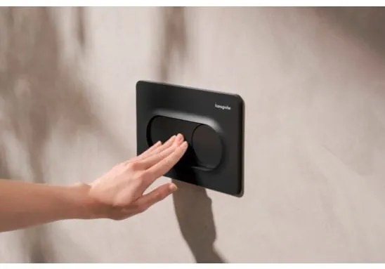 Clapeta de actionare, negru mat, Hansgrohe iFrame Original S