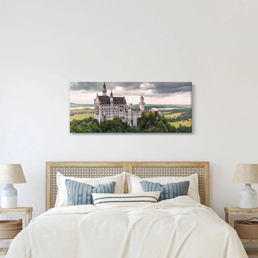 Tablou - Castelul pe stânci (120x50 cm)