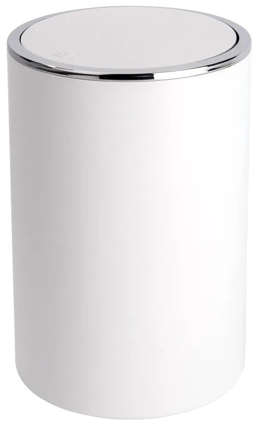 Coș de gunoi alb din plastic 5 l Inca – Wenko
