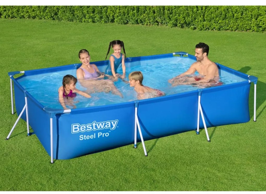 92812 Bestway Piscină Steel Pro, 300 x 201 x 66 cm