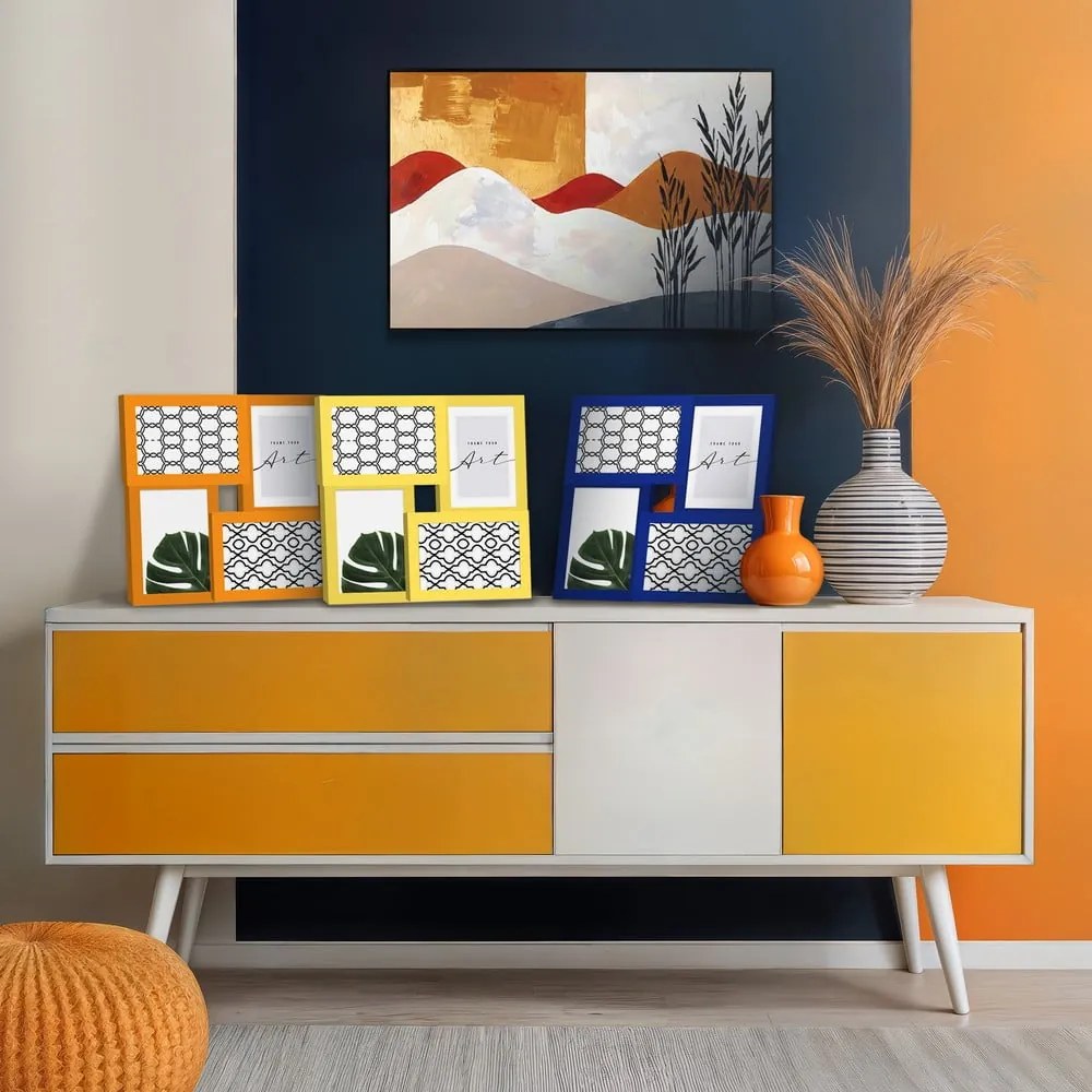 Ramă foto albastru-închis de agățat 27x27 cm – knor