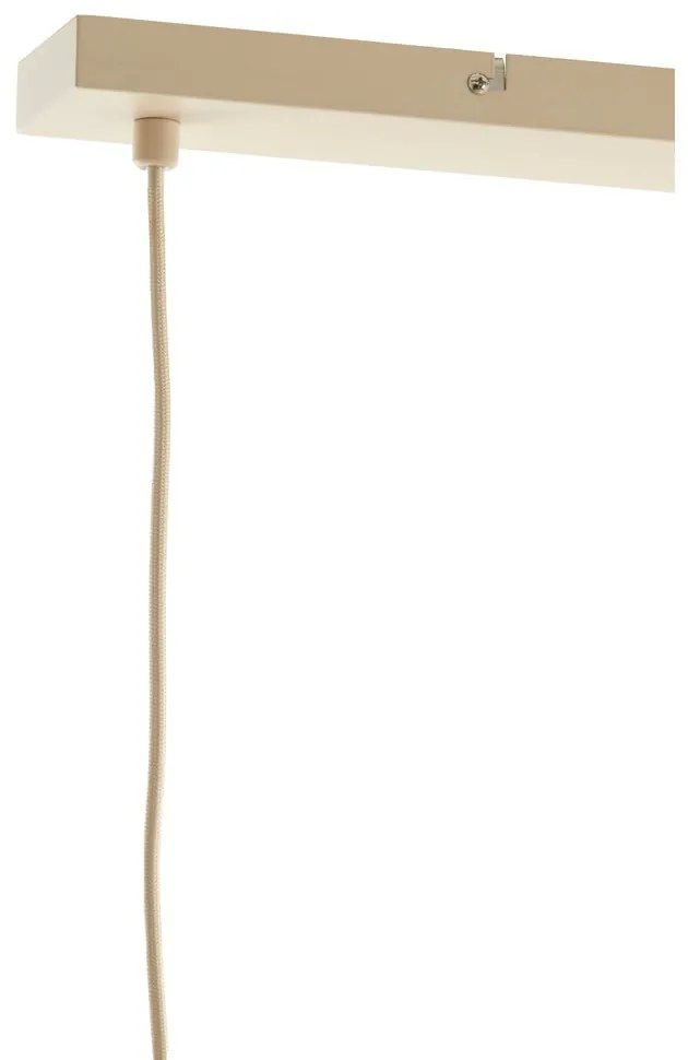 Lustră bej cu abajur textil Itela – Light &amp; Living