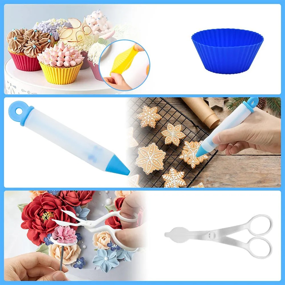 Set pentru decorarea torturilor din 150 piese