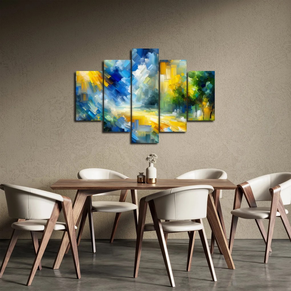 Tablou - Zi însorită abstractă (150x105 cm)