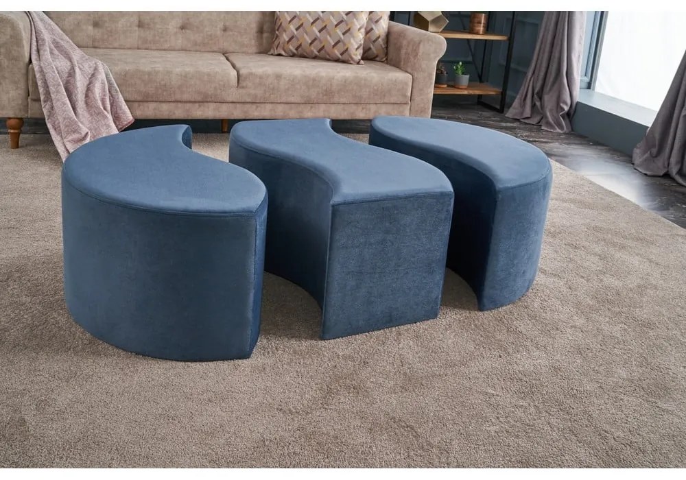 Taburet albastru deschis Alya – Artie