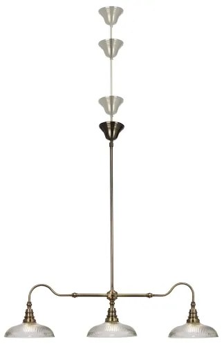 Cottex T9043A - Lustră cu tijă SNOOKER, 3 x E27, 60W, 230V