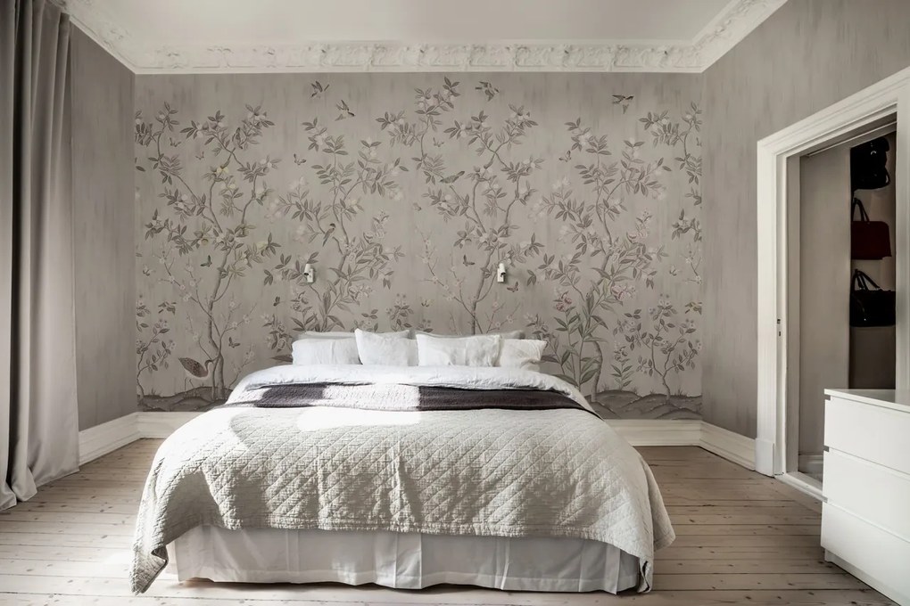 Tapet Chinoiserie Chic, Powder Beige, Rebel Walls