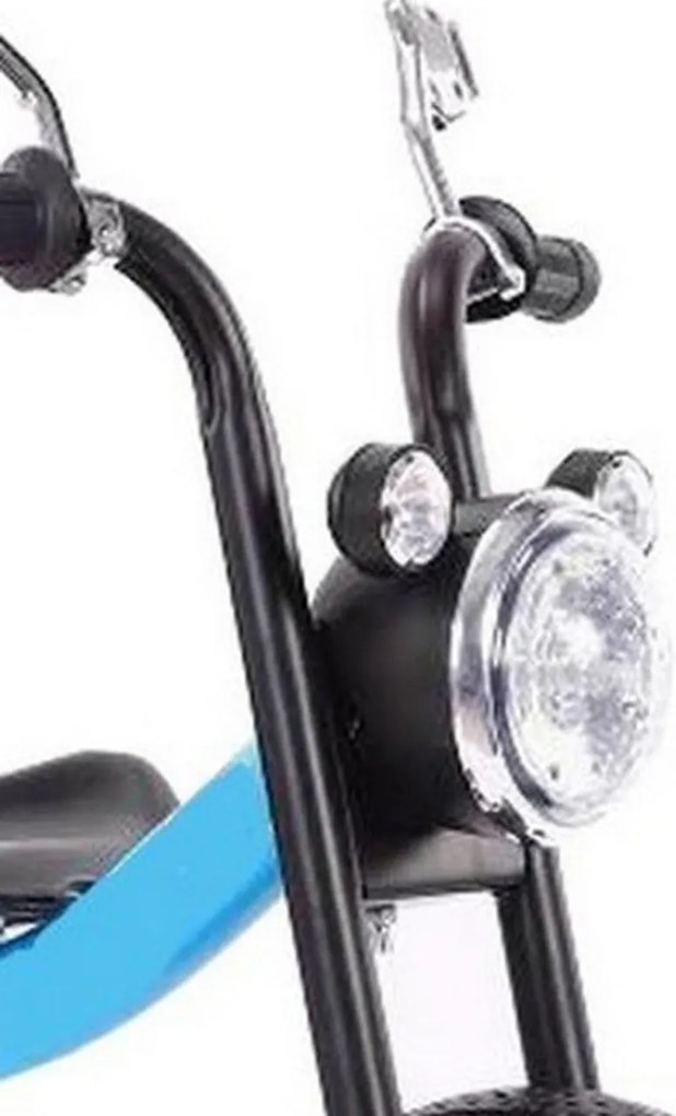 Tricicleta cu pedale NOVOKIDS™ My First Chopper Trike, Cu melodii si lumini, Max 30 kg, Roti din spuma cauciucata EVA, Cadru metalic, Model