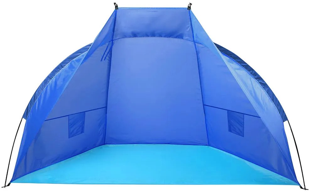 Cort semi-deschis, albastru