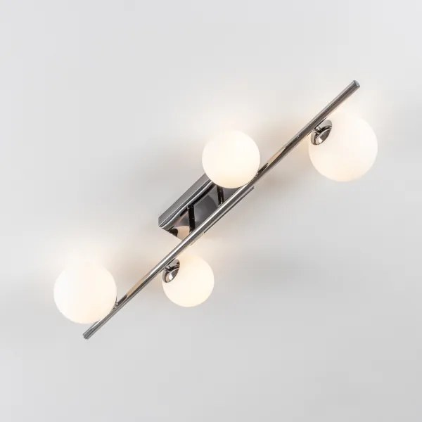 Lustră LED aplicată Brilagi MILLA 4xG9/3W/230V crom lucios/alb