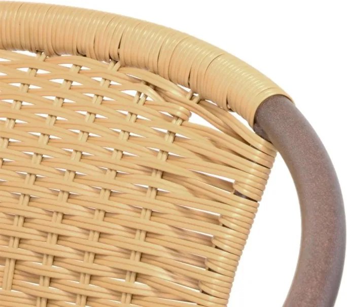 Scaun bistro de grădină - pliabil, bej