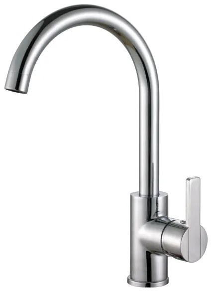 ALVEUS SET0026 - Chiuvetă de bucătărie LINE + Baterie pentru chiuvetă TONIA, 29,5 cm, satinat/crom