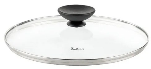 Cratiță Luigi Ferrero Prima FR-2644, 26x12 cm, 5.8 l, Acoperire neaderentă din marmură, Capac din sticlă cu orificiu pentru abur, Inducție, Albastru închis