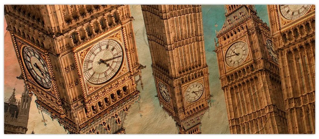 Tablou - Big Ben, Londra (120x50 cm)
