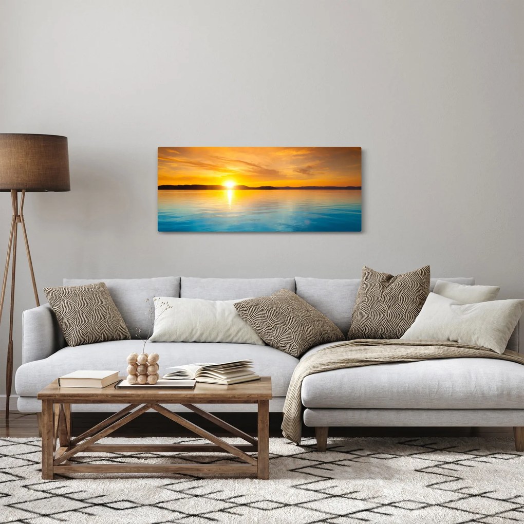 Tablou cu răsărit de soare (120x50 cm)