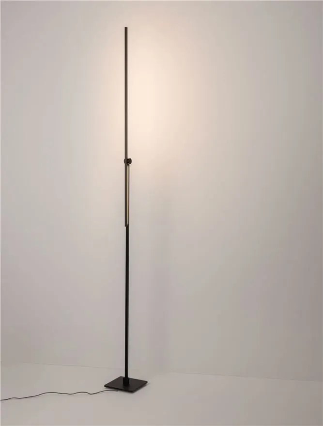Lampa LED dimabila de podea directionabila TENSO negru