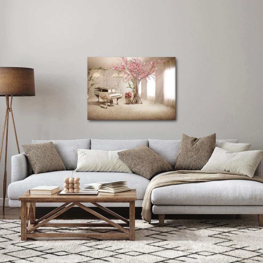 Tablou - Interior de vis cu pian (70x50 cm)