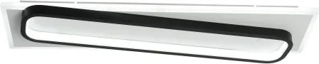 Brilagi - Plafonieră LED dimabilă OUTLINE LED/52W/230V 15x60 cm alb/negru + telecomandă