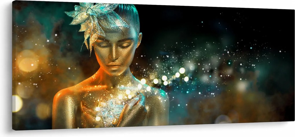 Tablou - zâna albastră (120x50 cm)