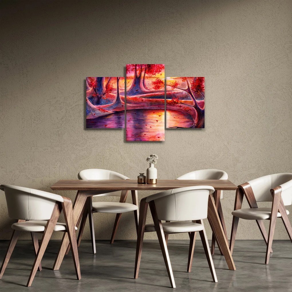 Tablou cu pădurea fermecată (90x60 cm)