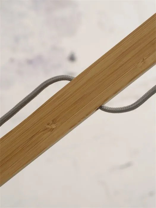 Lampadar din bambus KALIMANTAN orizontal L natur, 87cm