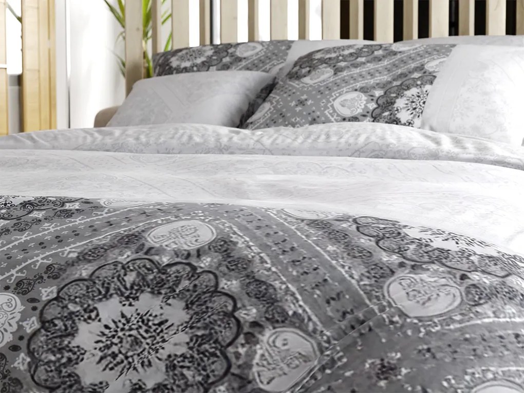 Lenjerie de pat din bumbac Renforce KALI alb Dimensiune lenjerie de pat: 70 x 90 cm | 140 x 200 cm
