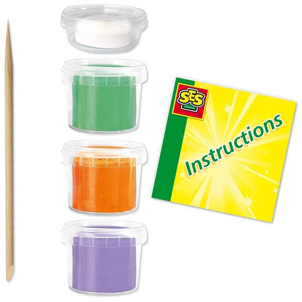 Plastilina colorata vegana FunDo - Dinozauri (3 x 90 gr - 1 x 40 gr)