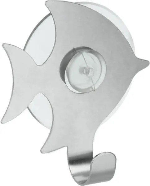 Set 2 cârlige cu ventuză Metaltex Pesce