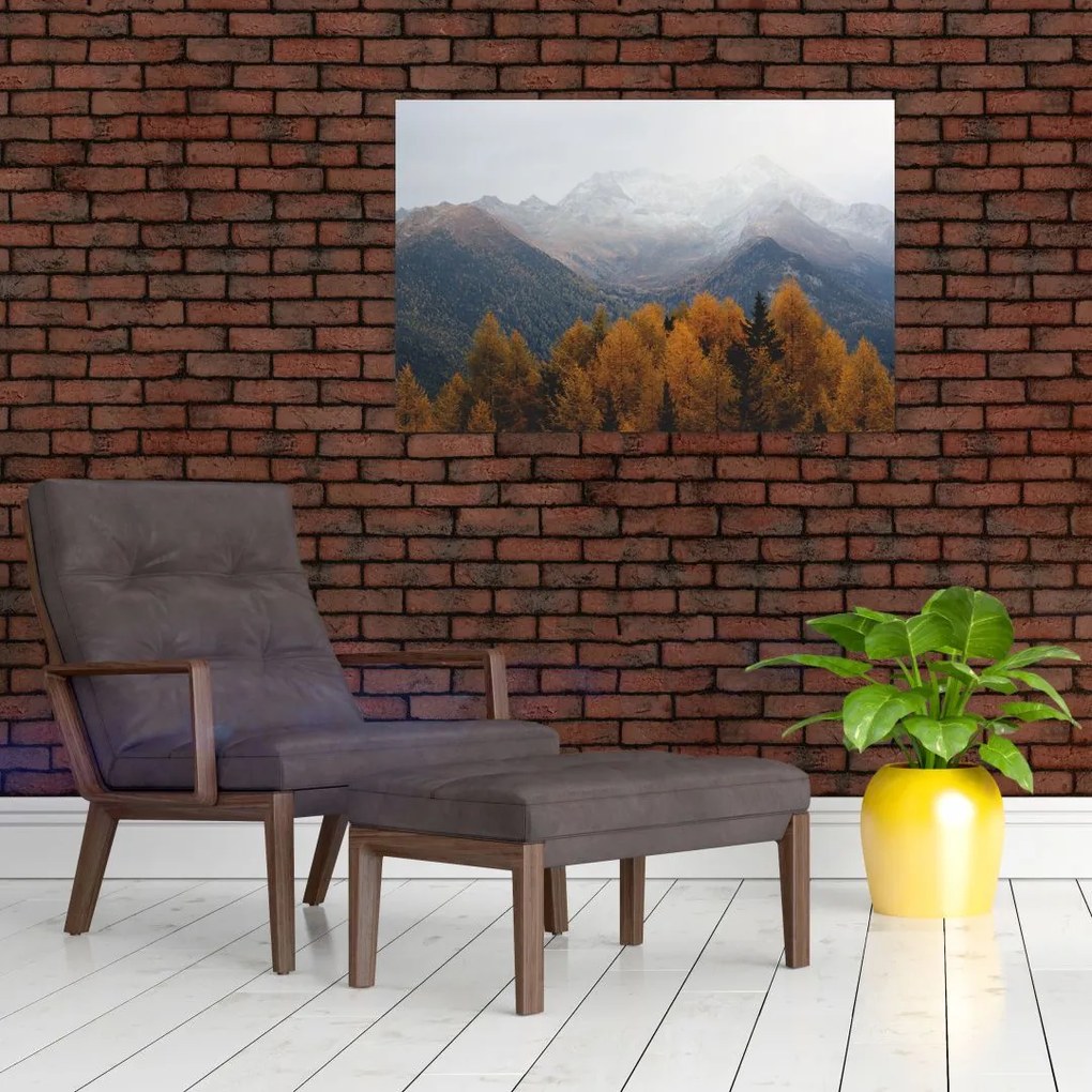 Tablou - Crestele munților (90x60 cm)