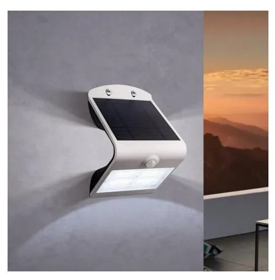 Eglo 98757 LAMOZZO - Lampă solară LED cu senzor, 3,2 W, 3,7 V, 2000 mAh, IP54