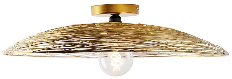 Plafonieră orientală aurie 60 cm - Glan