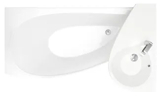 Ravak CQ01000000 - Cadă de colț AVOCADO 160x75 cm, acrilică, albă