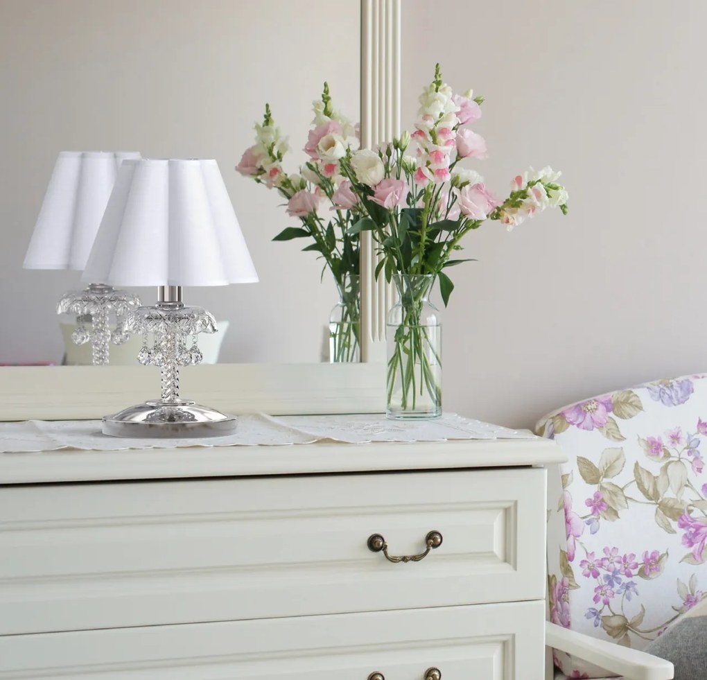 Aplica de perete LUX design modern, Cristal Bohemia Exclusive FLORA 01-WL