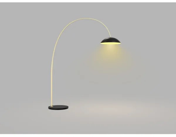 Lampadar LED dimabil Wofi 3001-104 ROSCOFF LED/21W/230V negru/auriu