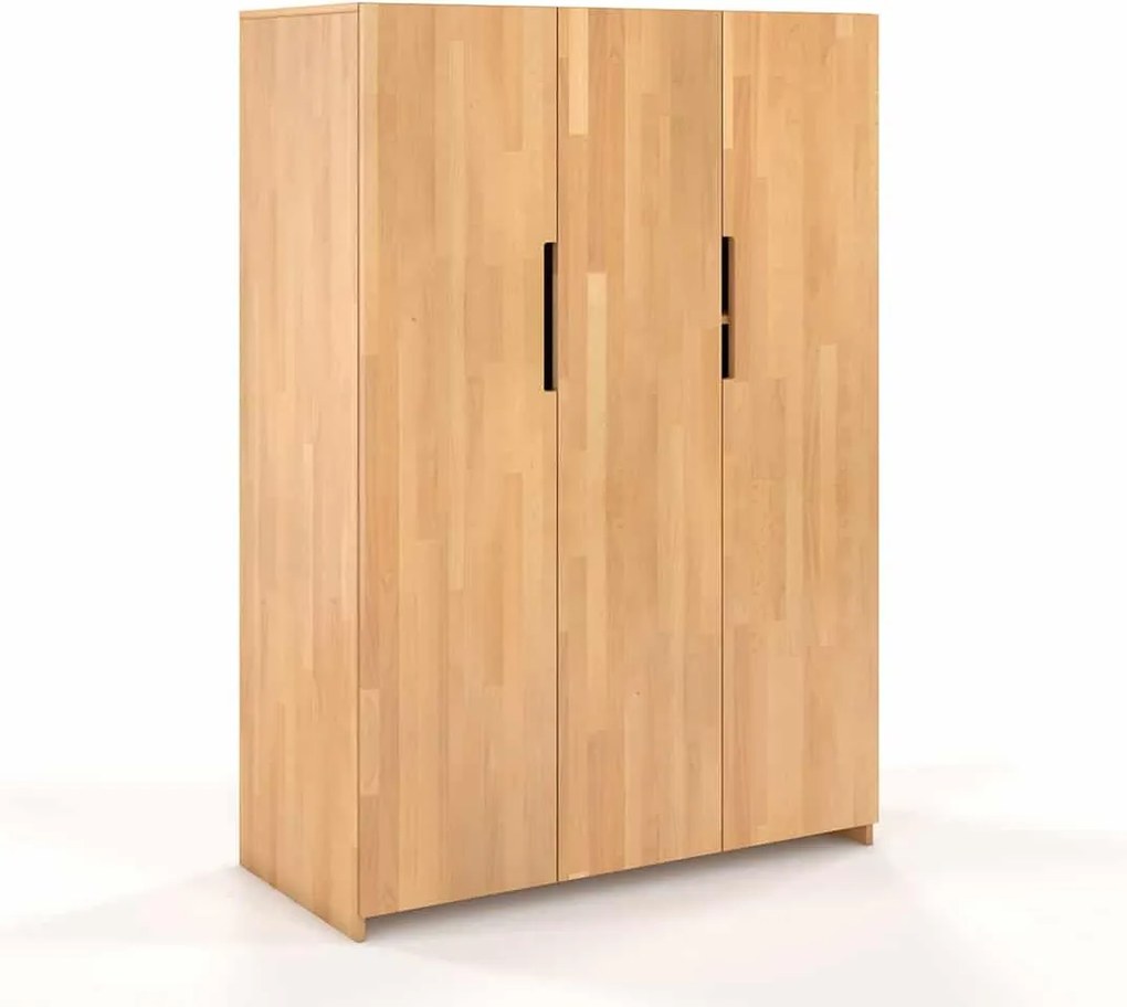 Dulap lemn masiv TerraCraft Fag, 128 × 60 × 180 cm