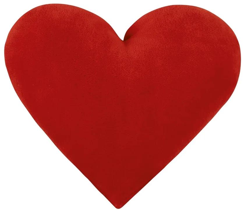 Față mică de pernă Inimă roșie, 42 x 48 cm