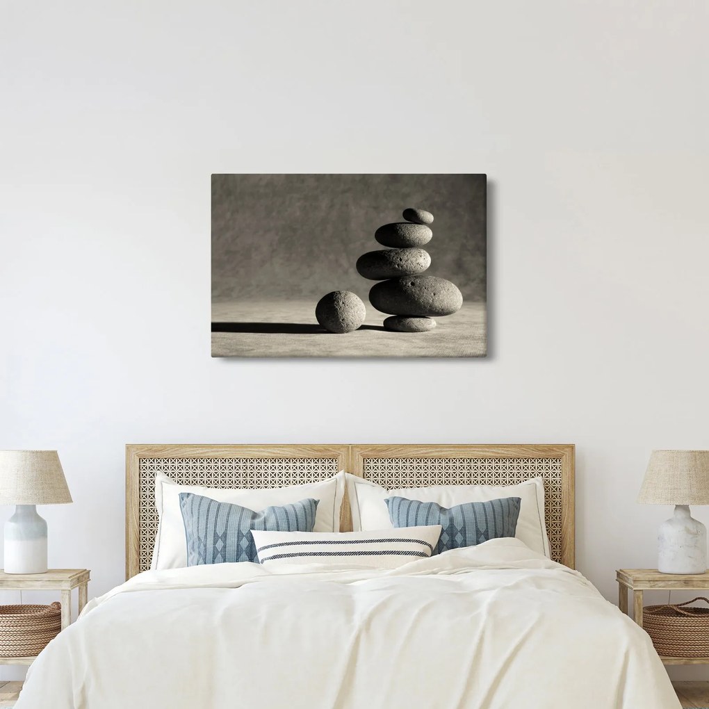 Tablou - Pietre gri (90x60 cm)