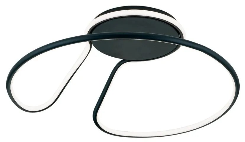 Lustra LED aplicata stil minimalist CLAIRE neagra