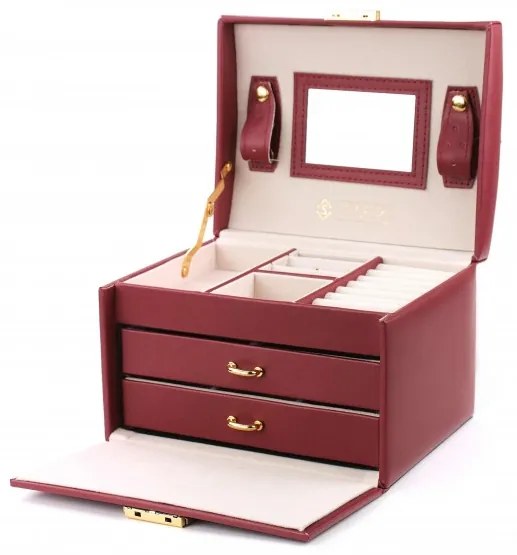 ShopJK CUTIE DE BIJUTERII BORDO PD49BOR